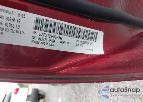 2015 Dodge Dart Sxt from USA, damaged, VIN 1C3CDFBB8FD374042